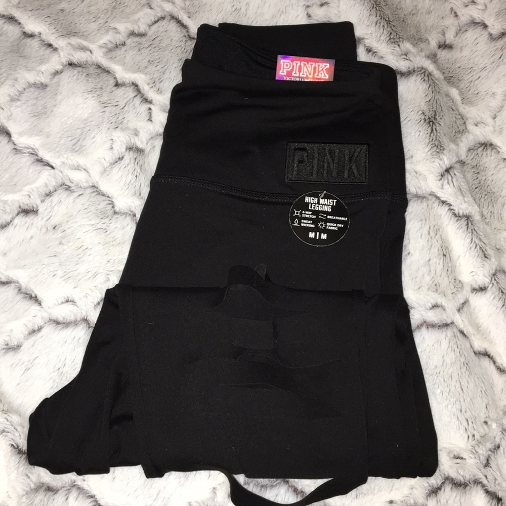 NEW Pink Ultimate high waisted ripped legging - Picture 2 of 3